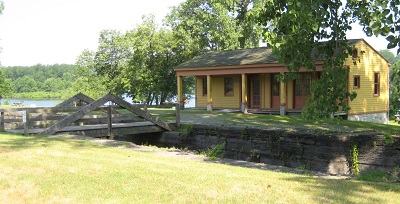 Auriesville Pilgrimage Lunch Area at Yankee Hill (Old Erie Lock 28) including Putnam's Grocery Store