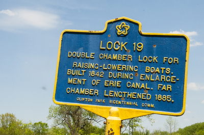 Old Lock 19 of the Historic Erie Canal